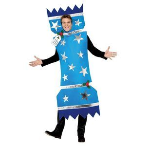 Smiffys Unisex Adult Cracker Christmas Costume / Blue
